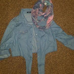 Cute scarf and shirt